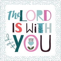 The Lord is With You Coaster (General Merchandise)