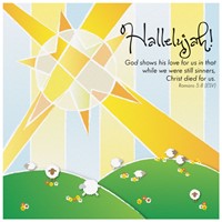Easter Hallelujah Cards (pack of 5) (Cards)