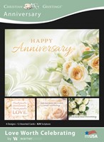 Boxed Greeting Cards - Anniversary Love Worth Celebrating (Cards)