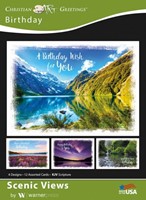 Boxed Greeting Cards - Birthday Scenic Views (Cards)