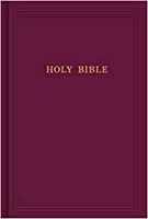 KJV Pew Bible, Garnet Hardcover (Hard Cover)