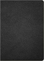 CSB Study Bible, Holman Handcrafted Collection, Premium Blac (Imitation Leather)