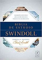 Biblia de estudio Swindoll NTV, Tapa dura, Azul, Índice (Hard Cover)