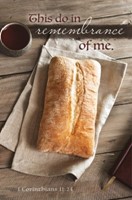 Remembrance of Me Comunion Bulletin (pack of 100) (Bulletin)