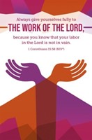 Work of the Lord Bulletin (pack of 100) (Bulletin)