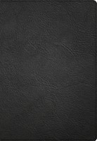 NASB Super Giant Print Reference Bible, Black Leather (Genuine Leather)