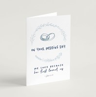 On Your Wedding Day Greeting Card (Cards)