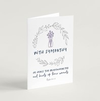 With Sympathy Greeting Card (Cards)