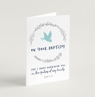 On Your Baptism Greeting Card (Cards)