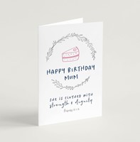 Happy Birthday Mum Greeting Card (Cards)
