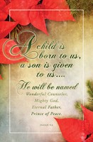 A Child is Born to Us Christmas Bulletin (pack of 100) (Bulletin)