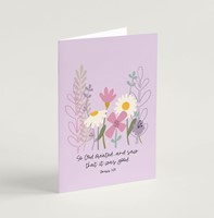 God Created (Wild Meadow) - Greeting Card (Cards)