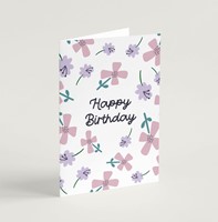 Happy Birthday (Petals) - Greeting Card (Cards)