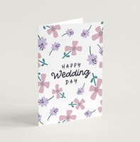 Happy Wedding Day (Petals) - Greeting Card (Cards)