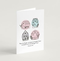 Peace Be To Your House (Scandi Home) - Greeting Card (Cards)