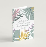 The Lord watches over you (Jungle Pink) - Greeting Card (Cards)