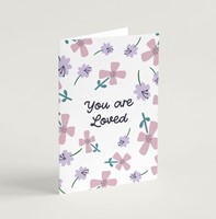 You are loved (Petals) - Greeting Card (Cards)
