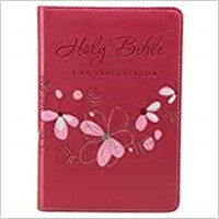 KJV Pocket Bible, Pink (Imitation Leather)