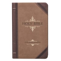 KJV Giant Print Bible, Brown (Imitation Leather)