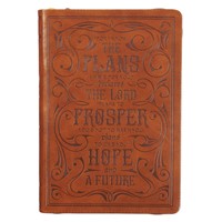 Jeremiah 29:11 Journal with Zip (Imitation Leather)