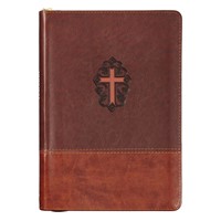 Cross Brown Journal with Zip (Imitation Leather)