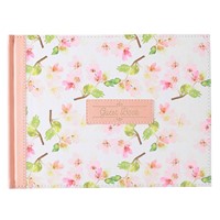 Floral Guest Book (Imitation Leather)