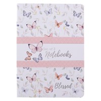 Butterfly Notebook Set (pack of 3) (Paperback)