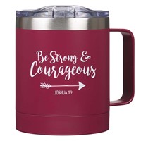 Be Strong Stainless Steel Camp Style Mug (General Merchandise)
