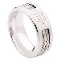 John 3:16 Men's Ring (size R) (General Merchandise)