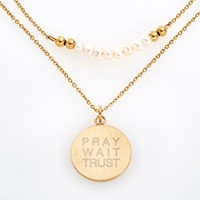 Pray Wait Trust Necklace (General Merchandise)