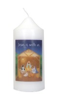 Jesus Is With Us - Medium Gift Candle (General Merchandise)