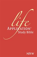 NIV Life Application Study Bible (Anglicised) Black (Flexiback)