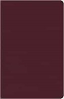 CSB Thinline Reference Bible, Cranberry LeatherTouch (Imitation Leather)
