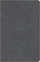 CSB Thinline Bible, Charcoal LeatherTouch (Imitation Leather)