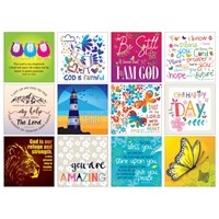 Pack of 12 Christian Notelets (Cards)