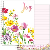 Joy Flowers A5 Notebook (Paperback)