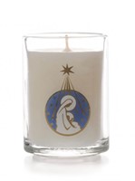 Mary/Child Glass Non Scented Candle (Individual) (General Merchandise)