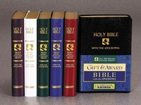NRSV Gift & Award Bible with the Apocrypha, White (Imitation Leather)