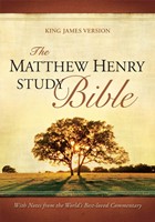 KJV Matthew Henry Study Bible, Black Bonded Leather (Imitation Leather)