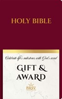 NRSV Updated Edition Gift & Award Bible, Burgundy (Imitation Leather)