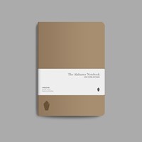 Alabaster Notebook, Tan, Hardcover, Dot (Hard Cover)
