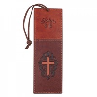 John 3:16 Cross LuxLeather Bookmark (Bookmark)