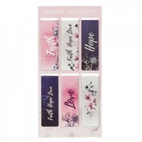 Faith Assorted Magnetic Bookmark (pack of 6) (Bookmark)