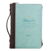 Blessed Light Blue Fashion Bible Cover, Extra Large (Bible Case)
