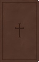 KJV Thinline Reference Bible, Brown LeatherTouch (Imitation Leather)