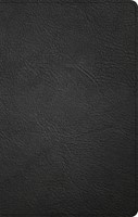 KJV Thinline Reference Bible, Black Genuine Leather, Indexed (Genuine Leather)