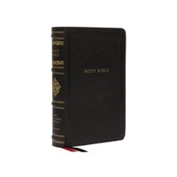 NKJV Personal Size Reference Bible, Black (Imitation Leather)