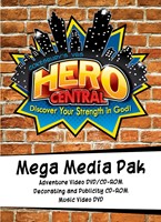Vacation Bible School 2017 VBS Hero Central Mega Media Pak (Mixed Media Product)