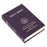 Platinum Jubilee Royal Ruby Text Bible, Purple (Hard Cover)