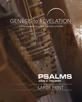 Genesis to Revelation: Psalms Participant Book [Large Print]